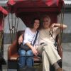 In a riksha, China 2010