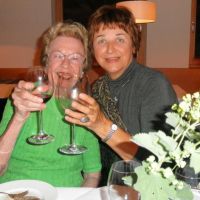 Irena Witt with Dorothy Black