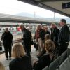 At the train station At the train station