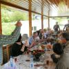 Farewell toast to our Azeri guide Farewell toast to our Azeri guide
