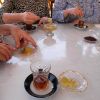 Sipping tea with watermelon jam Sipping tea with watermelon jam