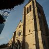 A modest Gothic church . . . A modest Gothic church . . .