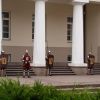 Soldiers in Medieval costume at the Presidential Palace