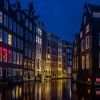 Cityscape with the Amstel River