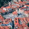 Aerial view of Brasov Aerial view of Brasov